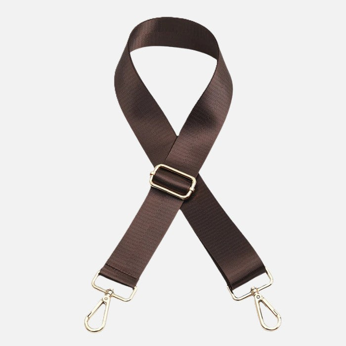 Adjustable Wide Solid Color Crossbody Purse Strap
