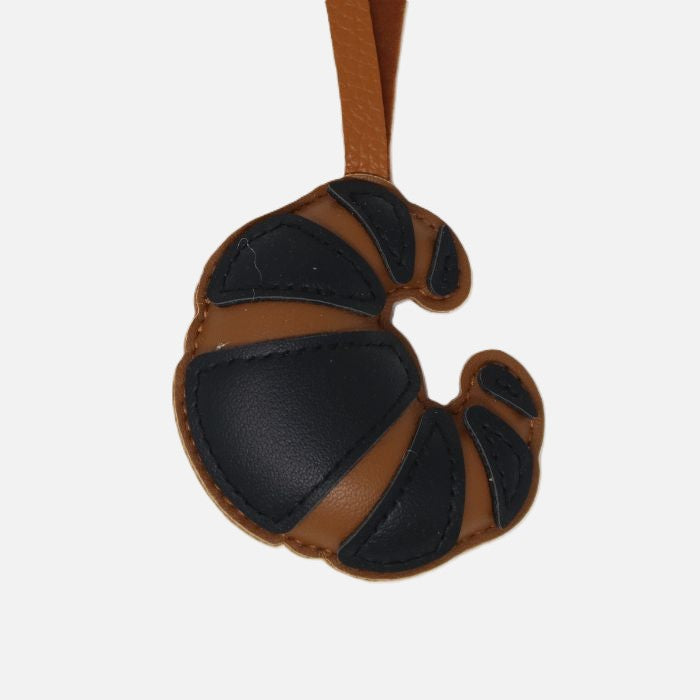 Leather Croissant Charm
