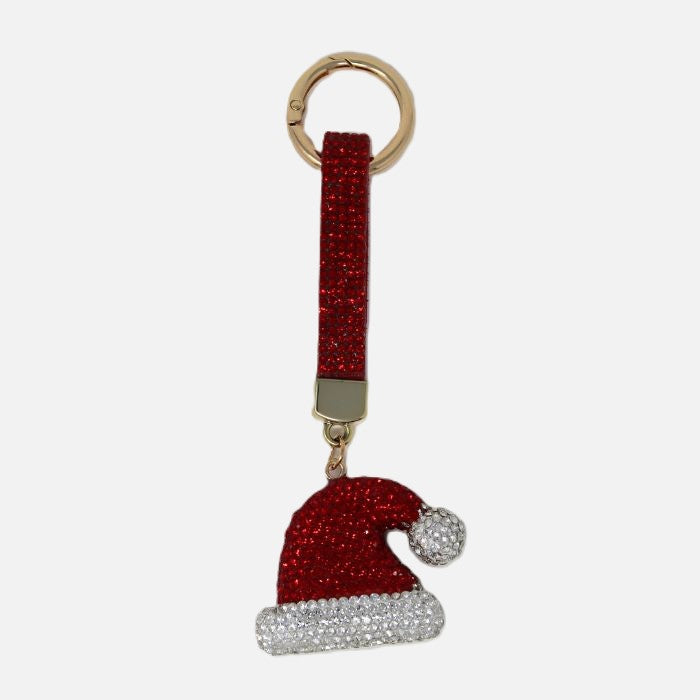 Festive Santa Hat Purse Charm