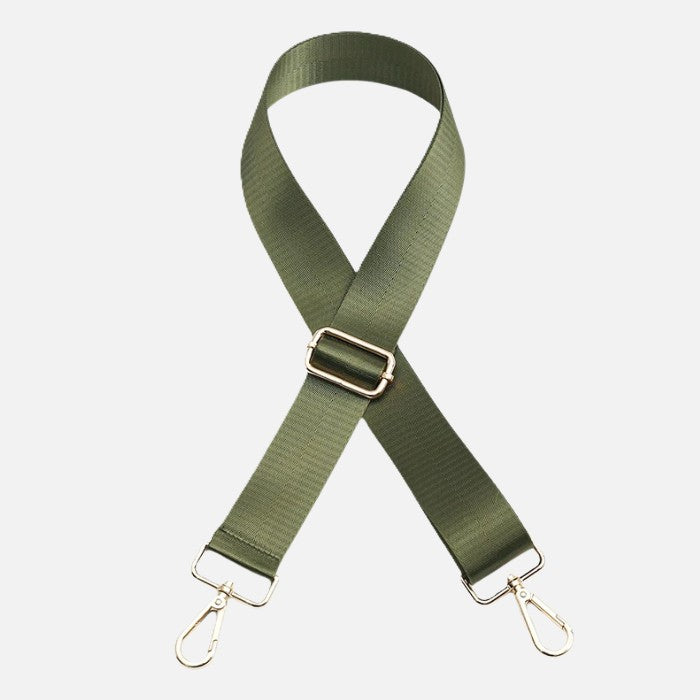 Adjustable Wide Solid Color Crossbody Purse Strap