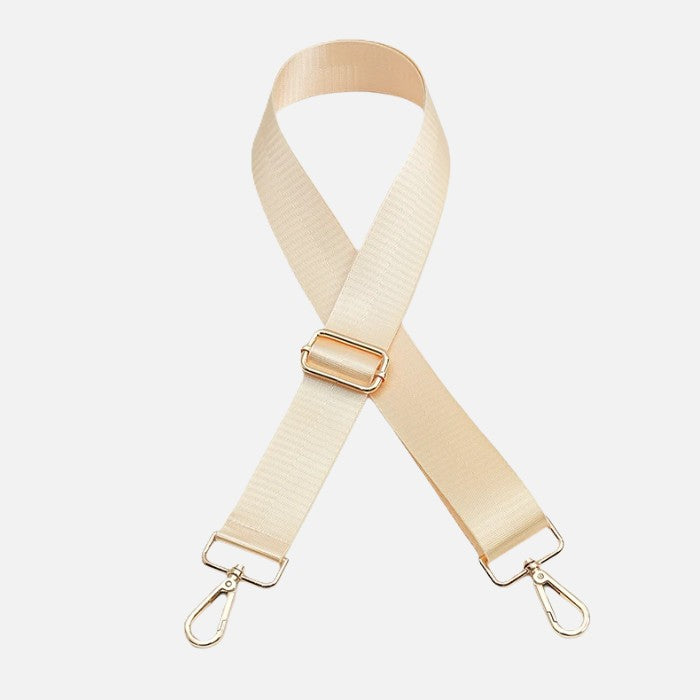 Adjustable Wide Solid Color Crossbody Purse Strap