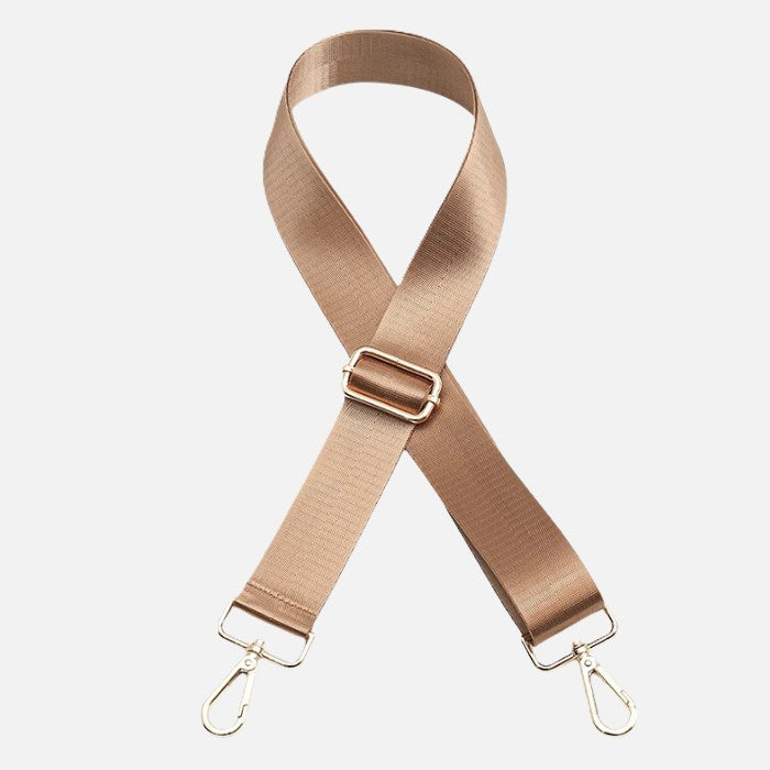 Adjustable Wide Solid Color Crossbody Purse Strap