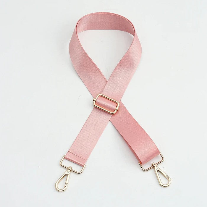 Adjustable Wide Solid Color Crossbody Purse Strap
