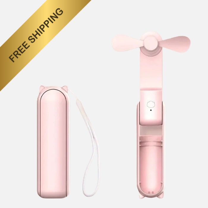 Portable Rechargeable Purse Fan