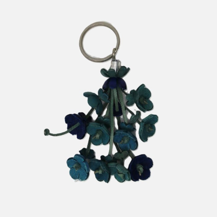 Leather Flower Charm
