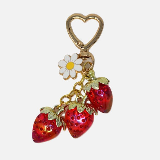 Strawberry Purse Charm