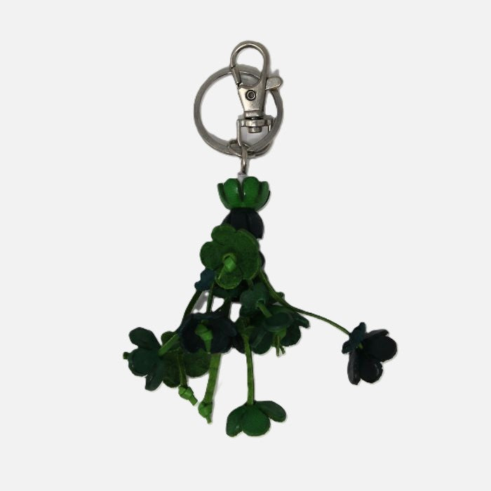 Leather Flower Charm